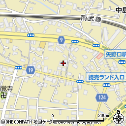 東京都稲城市矢野口774周辺の地図