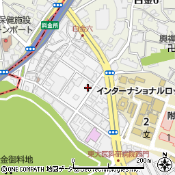 東京都港区白金台5丁目7-6周辺の地図