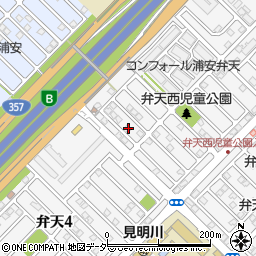 千葉県浦安市弁天1丁目17-10周辺の地図