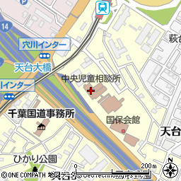 千葉県　警察本部相談窓口少年センターヤング・テレホン周辺の地図