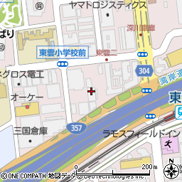 東北急行バス株式会社　東京営業所周辺の地図
