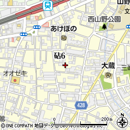 東京都世田谷区砧6丁目22-5周辺の地図