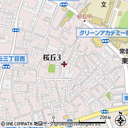 東京都世田谷区桜丘3丁目17-16周辺の地図