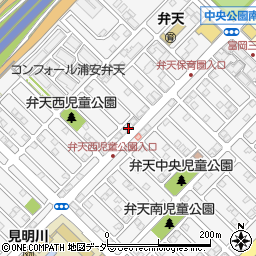 千葉県浦安市弁天1丁目10-6周辺の地図