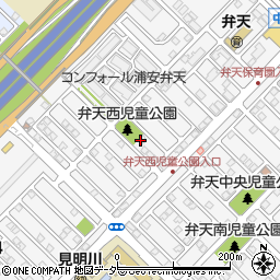 千葉県浦安市弁天1丁目9周辺の地図