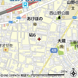 東京都世田谷区砧6丁目22-19周辺の地図