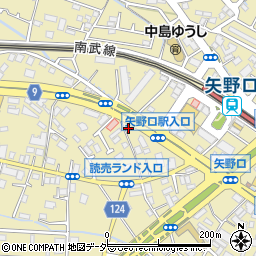 東京都稲城市矢野口709-10周辺の地図