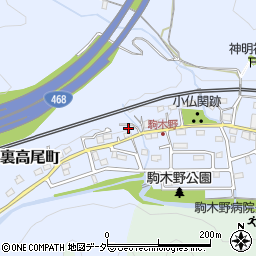 東京都八王子市裏高尾町543周辺の地図