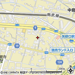 東京都稲城市矢野口769周辺の地図