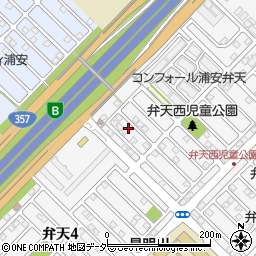 千葉県浦安市弁天1丁目17-3周辺の地図