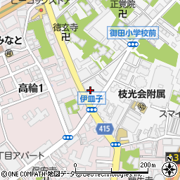 ちよだ鮨大丸ピーコック三田伊皿子店周辺の地図