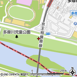 東京都調布市上布田町周辺の地図