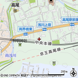 東京都八王子市高尾町1517周辺の地図