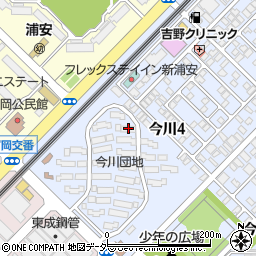 今川団地１０号棟周辺の地図