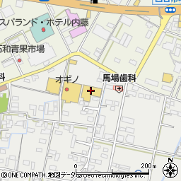 １００円ショップセリア笛吹店周辺の地図