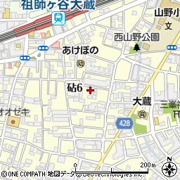 東京都世田谷区砧6丁目22-18周辺の地図