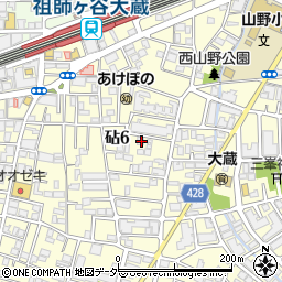 東京都世田谷区砧6丁目22-18周辺の地図