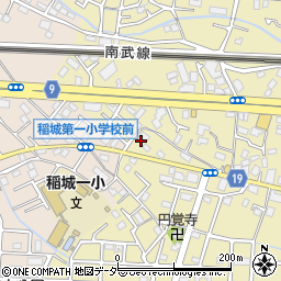 東京都稲城市矢野口989周辺の地図