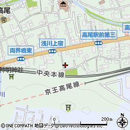 東京都八王子市高尾町1532周辺の地図