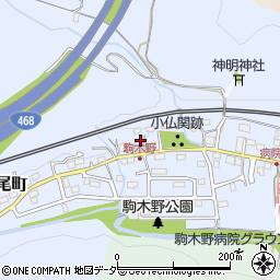 東京都八王子市裏高尾町411-1周辺の地図