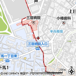 日生薬局　三宿店周辺の地図