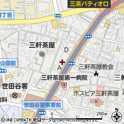 東京都世田谷区三軒茶屋2丁目11-23周辺の地図