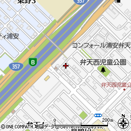 千葉県浦安市弁天1丁目17-1周辺の地図