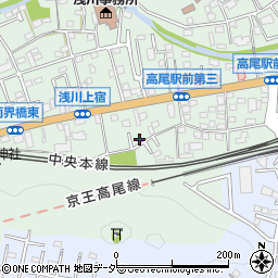 東京都八王子市高尾町1539周辺の地図