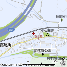 東京都八王子市裏高尾町406周辺の地図