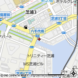 東京都港区芝浦3丁目19-16周辺の地図