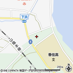 兵庫県美方郡香美町香住区矢田64周辺の地図