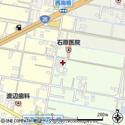 山梨県甲府市七沢町174周辺の地図