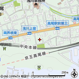 東京都八王子市高尾町1537周辺の地図