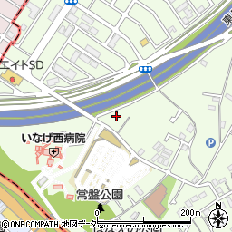 稲毛一号橋周辺の地図