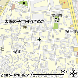 東京都世田谷区砧2丁目6-6周辺の地図