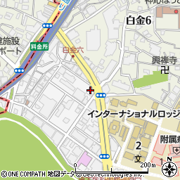 東京都港区白金台5丁目4-8周辺の地図