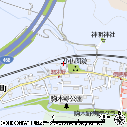 東京都八王子市裏高尾町418周辺の地図
