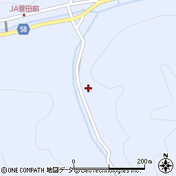 岐阜県下呂市金山町菅田桐洞620周辺の地図
