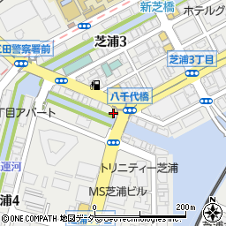 三田警察署八千代橋地域安全センター周辺の地図