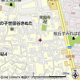 東京都世田谷区砧2丁目6-25周辺の地図