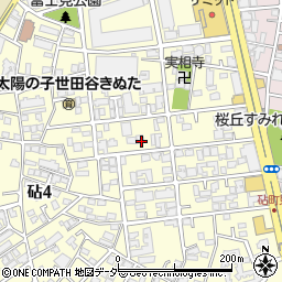 東京都世田谷区砧2丁目6-4周辺の地図
