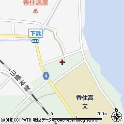 兵庫県美方郡香美町香住区矢田62周辺の地図