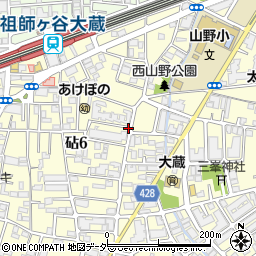 東京都世田谷区砧6丁目周辺の地図