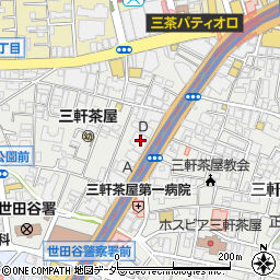 東京都世田谷区三軒茶屋2丁目11-22周辺の地図