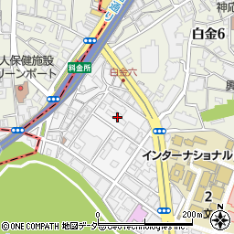 東京都港区白金台5丁目4-16周辺の地図