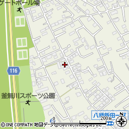 山梨誠風館竜王道場周辺の地図