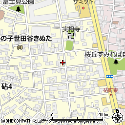 東京都世田谷区砧2丁目6-24周辺の地図