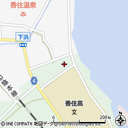 兵庫県美方郡香美町香住区矢田59-2周辺の地図
