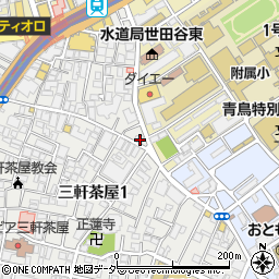 みずほ銀行三軒茶屋栄通り ＡＴＭ周辺の地図