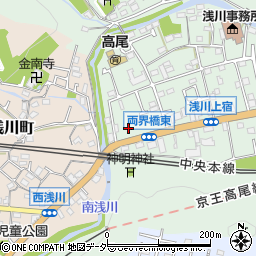 東京都八王子市高尾町1753周辺の地図